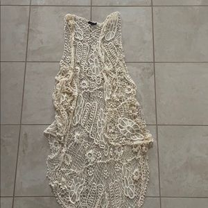 Summer time tank lace cardigan